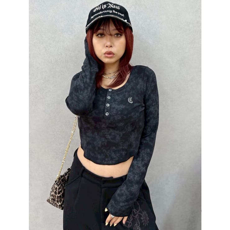 ワンポイントヘンリーネックトップス | EVRIS | 詳細画像13 