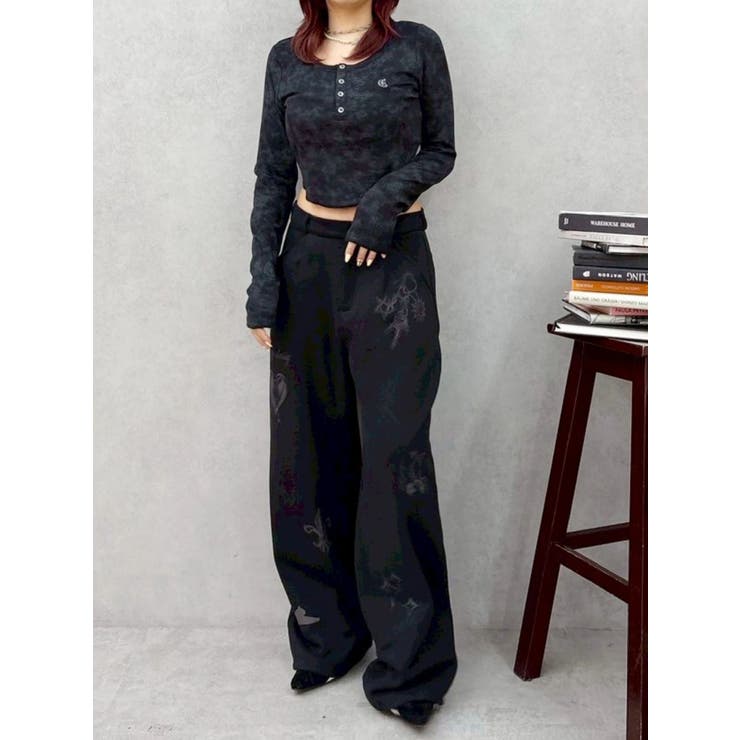 ワンポイントヘンリーネックトップス | EVRIS | 詳細画像14 