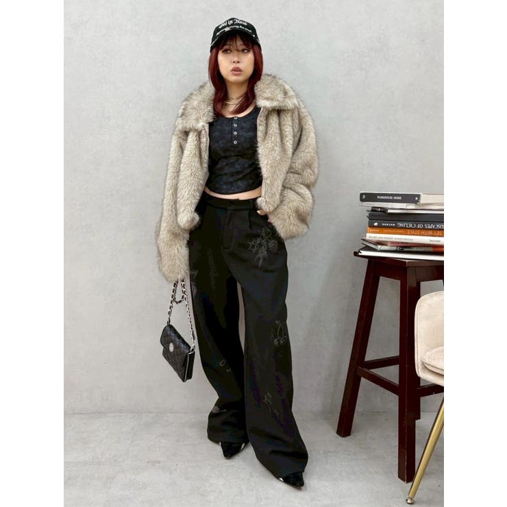 ワンポイントヘンリーネックトップス | EVRIS | 詳細画像18 