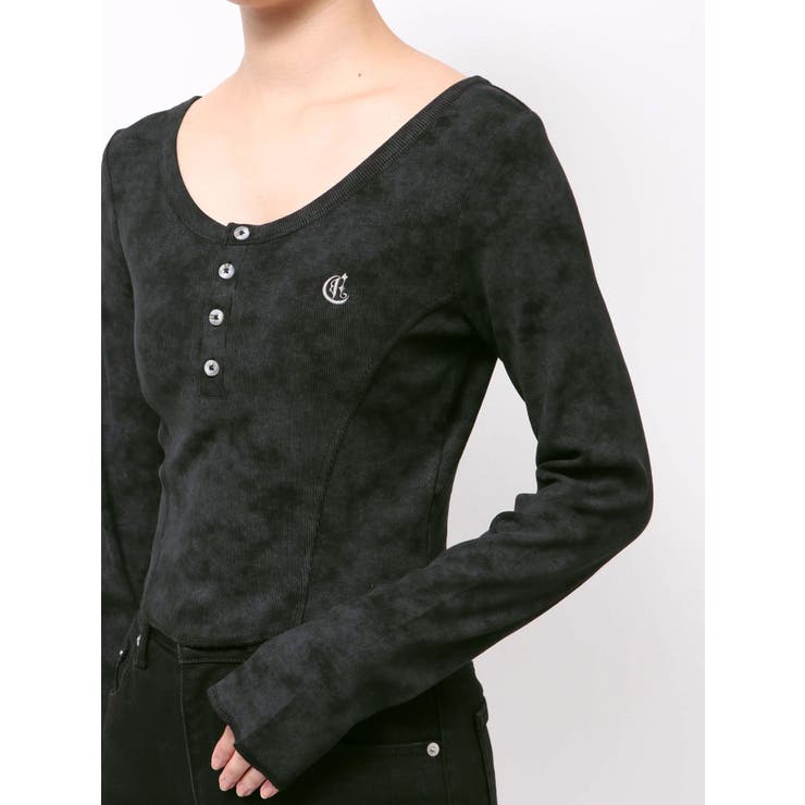 ワンポイントヘンリーネックトップス | EVRIS | 詳細画像23 