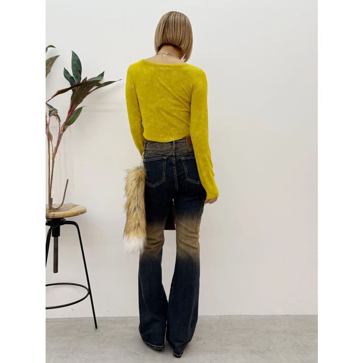 ワンポイントヘンリーネックトップス | EVRIS | 詳細画像6 