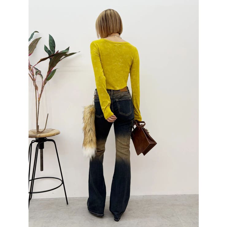 ワンポイントヘンリーネックトップス | EVRIS | 詳細画像7 