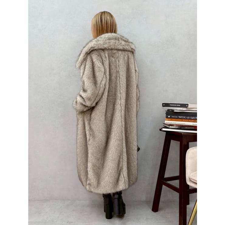 フェイクファーロングコート | EVRIS | 詳細画像15 