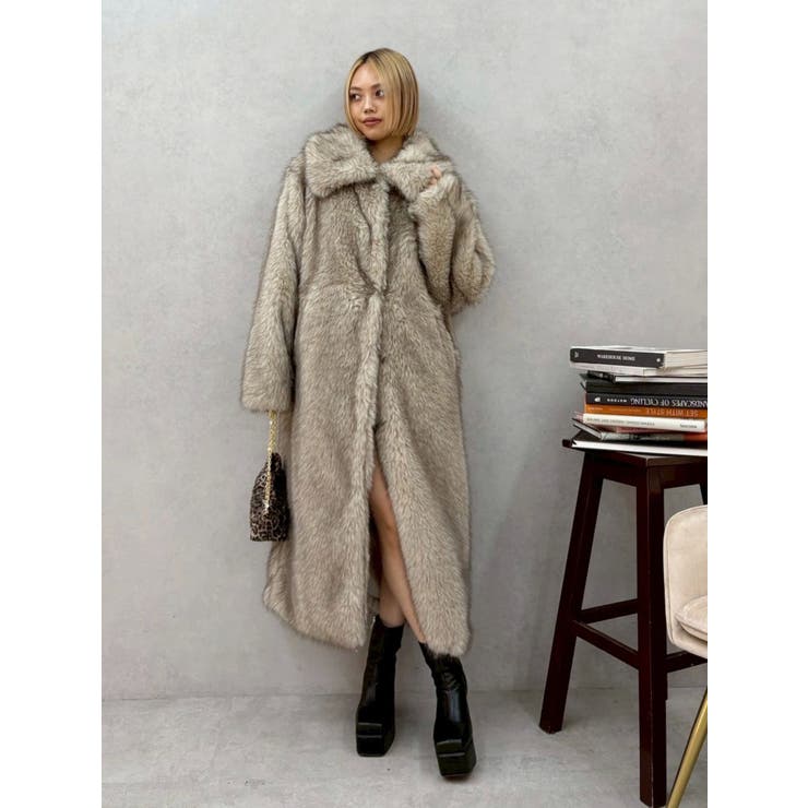 フェイクファーロングコート | EVRIS | 詳細画像22 