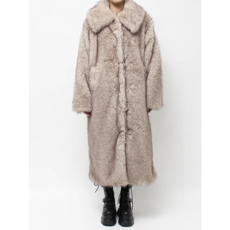 95%off❣️美品GRES PARIS⭐️ファー付きダマスクコート定価41万8千円 95%off❣️美品GRES PARIS⭐️ファー付きダマスクコート定価41万8