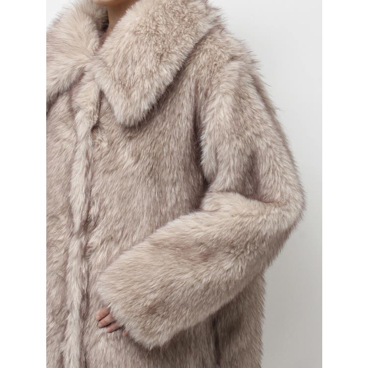 フェイクファーロングコート | EVRIS | 詳細画像33 