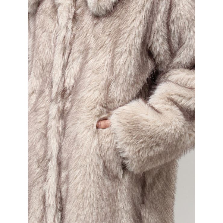 フェイクファーロングコート | EVRIS | 詳細画像34 