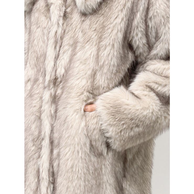 フェイクファーロングコート | EVRIS | 詳細画像45 