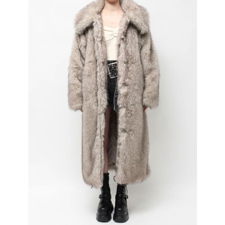 フェイクファーロングコート | EVRIS | 詳細画像49 