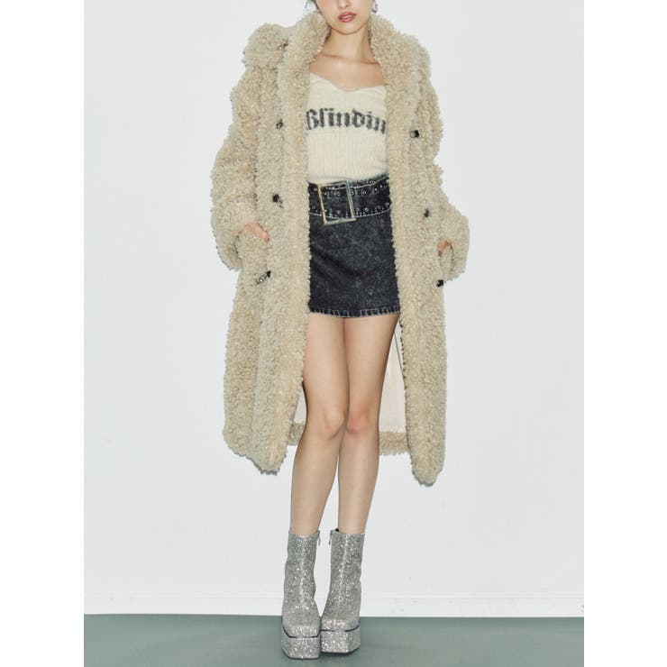 フェイクファーダッフルコート[品番：MKSW0066946]｜EVRIS（エブリス