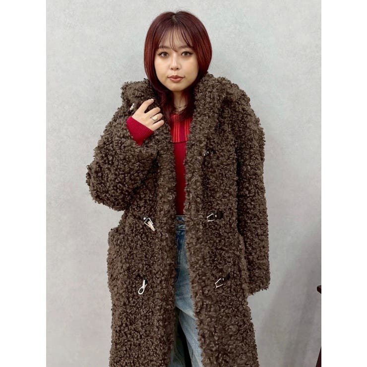 フェイクファーダッフルコート | EVRIS | 詳細画像21 