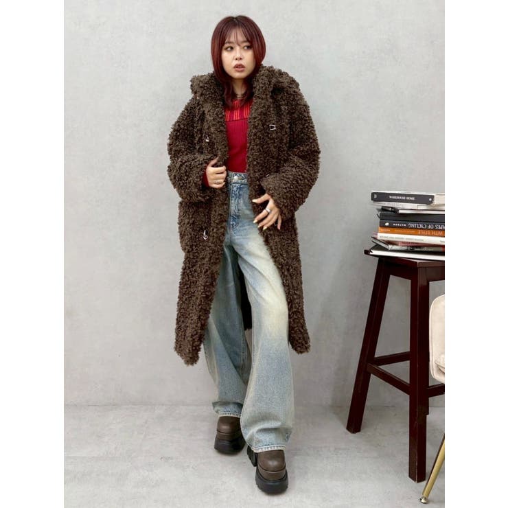 フェイクファーダッフルコート | EVRIS | 詳細画像25 