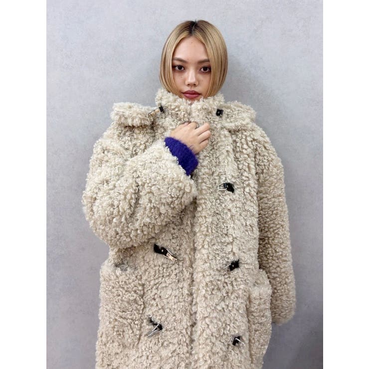 フェイクファーダッフルコート | EVRIS | 詳細画像28 