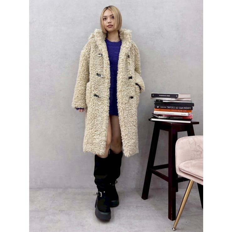 フェイクファーダッフルコート | EVRIS | 詳細画像32 