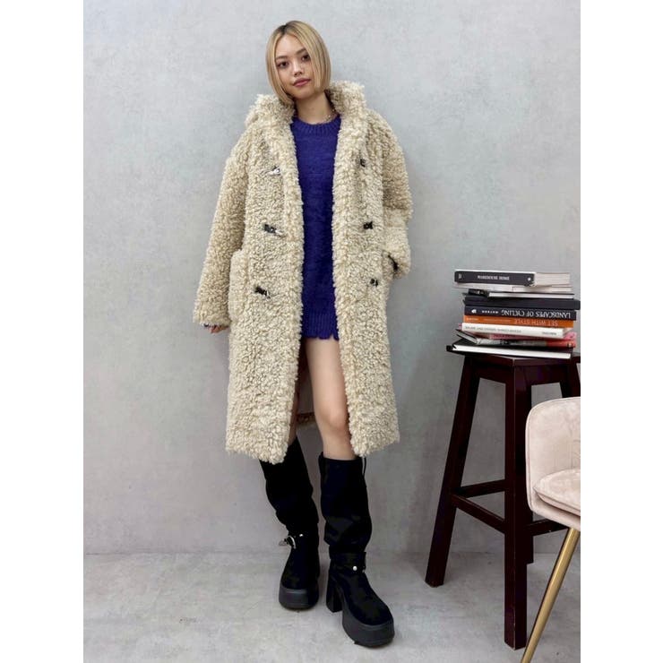 フェイクファーダッフルコート | EVRIS | 詳細画像33 