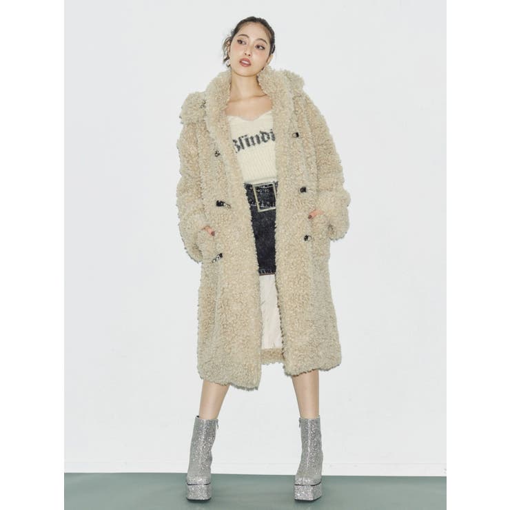 フェイクファーダッフルコート | EVRIS | 詳細画像6 