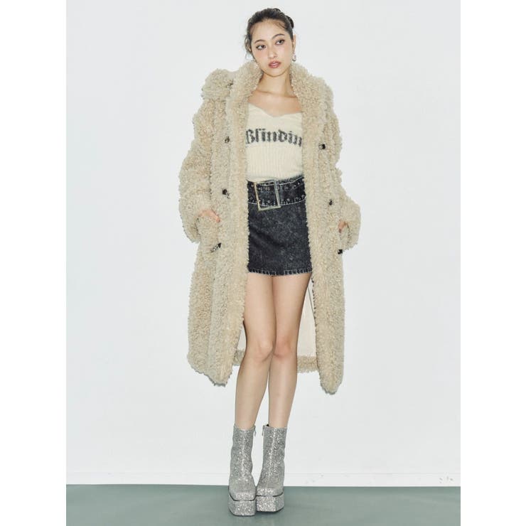 フェイクファーダッフルコート | EVRIS | 詳細画像7 