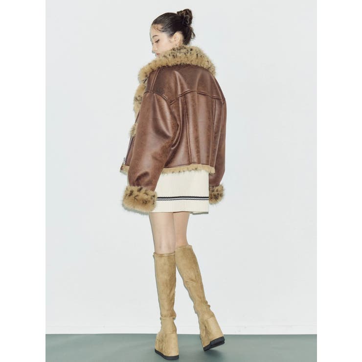 【SNSバズリ中】EVRIS リバーシブルフェイクファーブルゾン SNSでバズり中】リバーシブルフェイクファーブルゾン｜エヴリスの通販