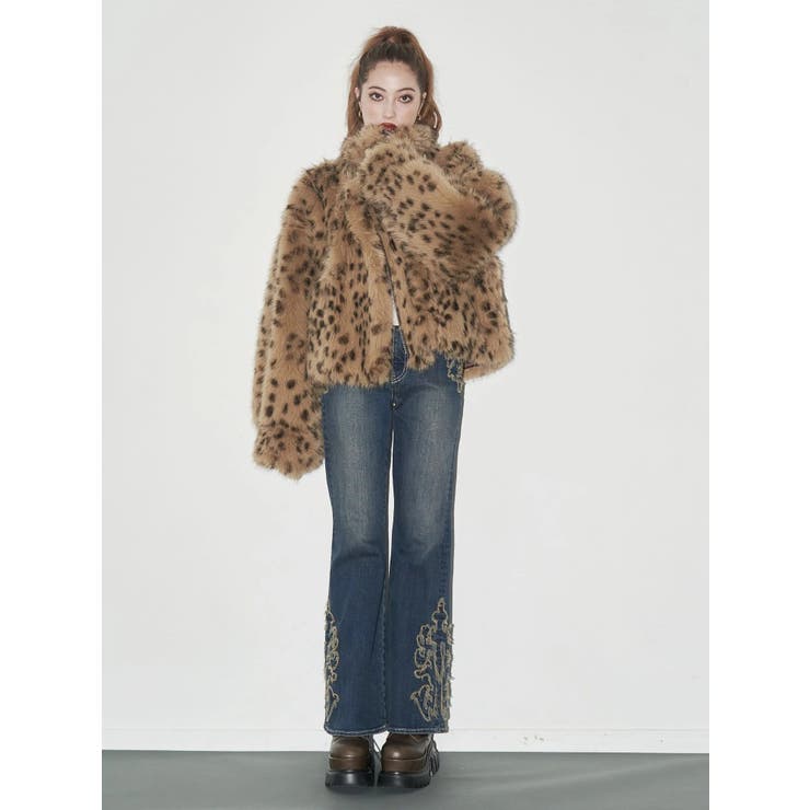 SNSでバズり中】リバーシブルフェイクファーブルゾン[品番