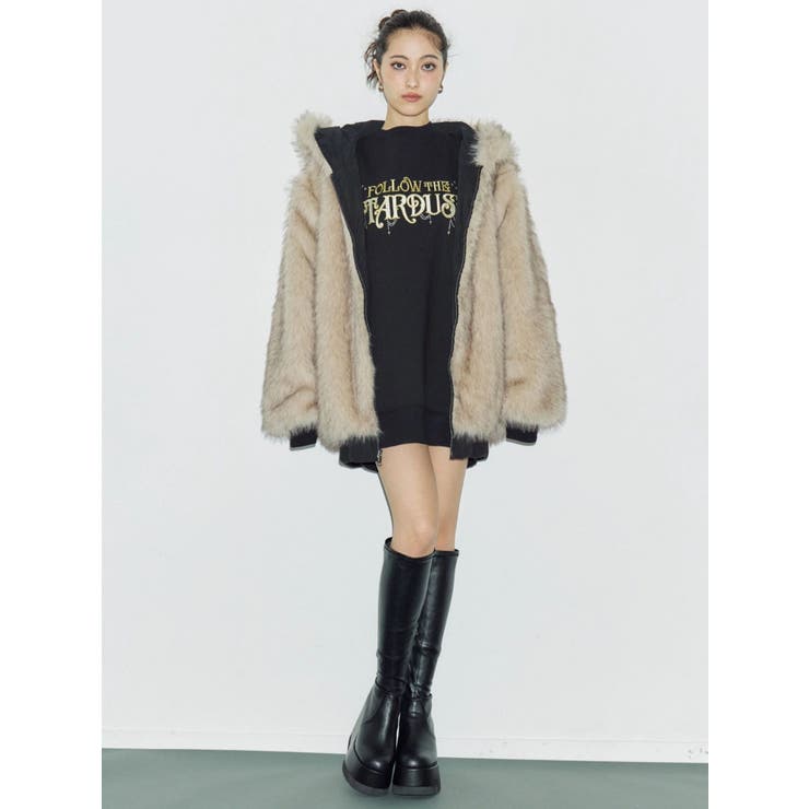 リバーシブルオーバーサイズフードブルゾン | EVRIS | 詳細画像16 