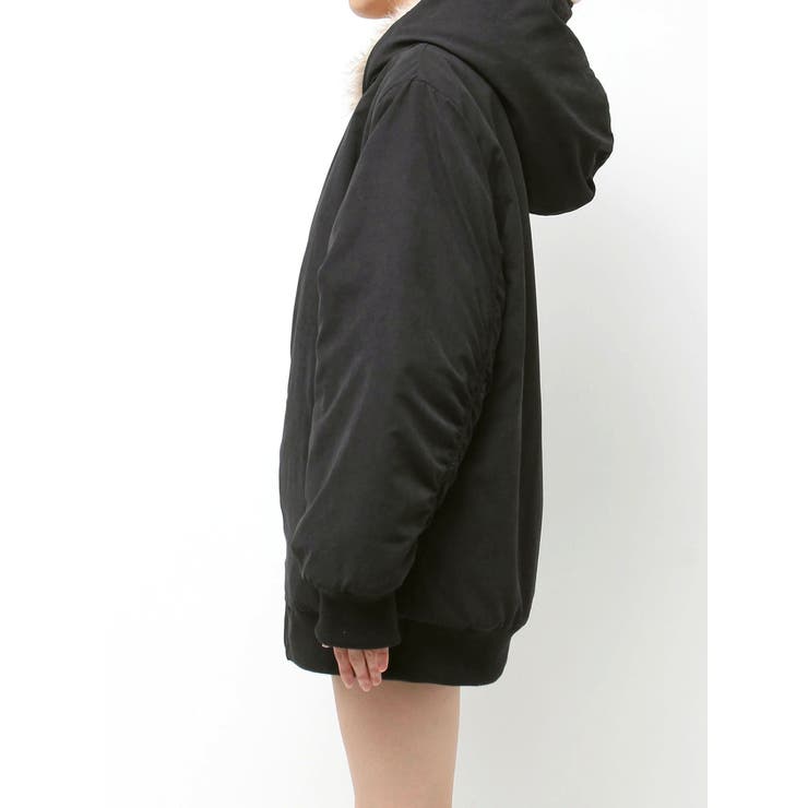 リバーシブルオーバーサイズフードブルゾン | EVRIS | 詳細画像44 