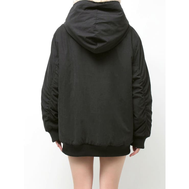 リバーシブルオーバーサイズフードブルゾン | EVRIS | 詳細画像45 