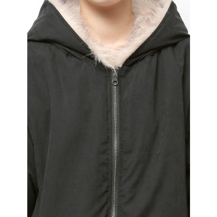 リバーシブルオーバーサイズフードブルゾン | EVRIS | 詳細画像46 