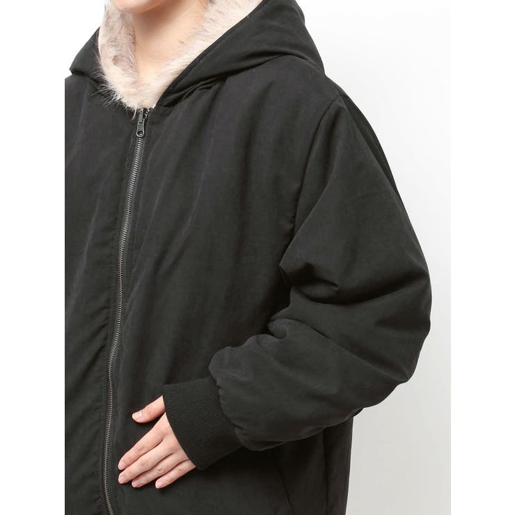 リバーシブルオーバーサイズフードブルゾン | EVRIS | 詳細画像47 