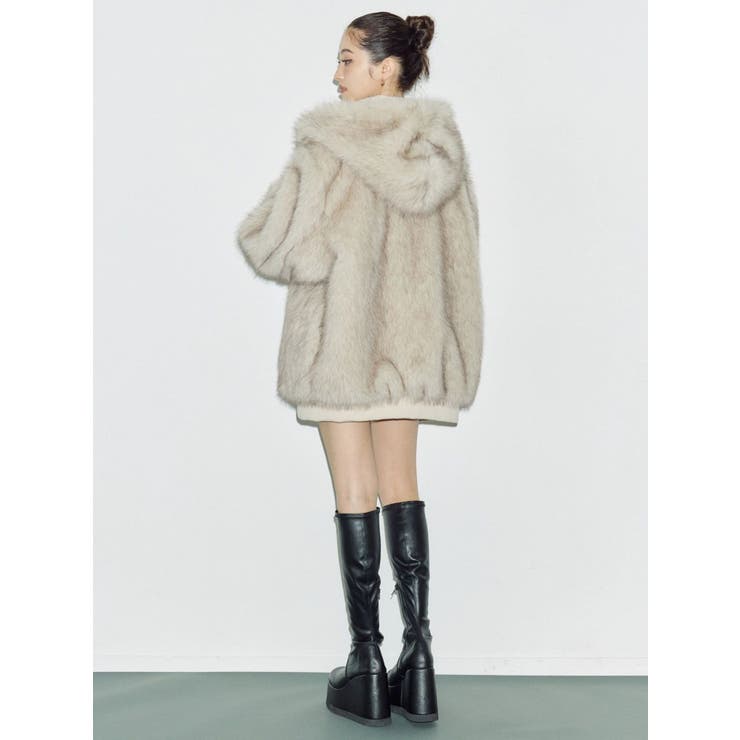 リバーシブルオーバーサイズフードブルゾン | EVRIS | 詳細画像9 