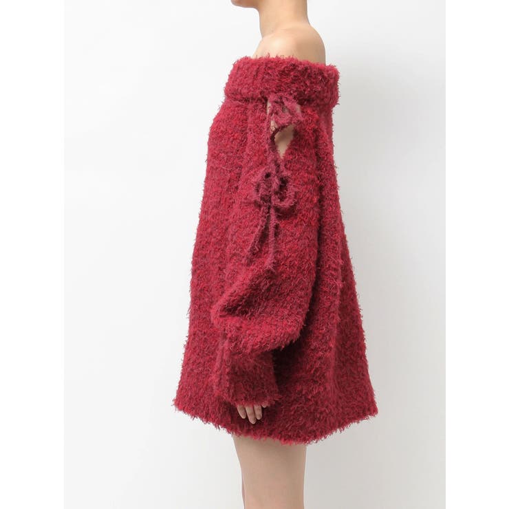 リボンオフショルニットワンピース | EVRIS | 詳細画像45 