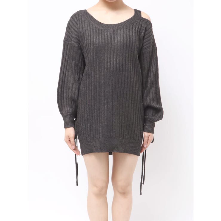 ワンショルダーニットワンピース | EVRIS | 詳細画像27 