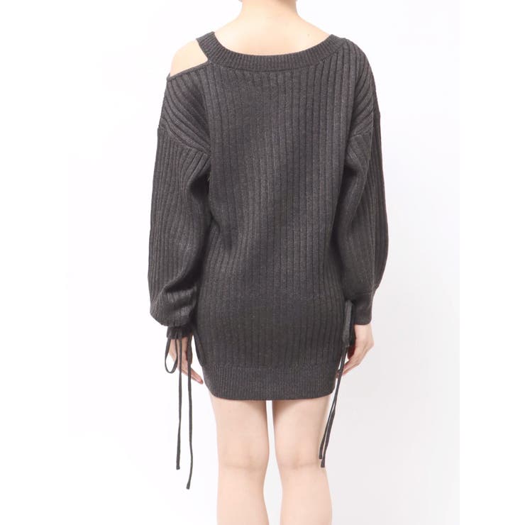 ワンショルダーニットワンピース | EVRIS | 詳細画像29 