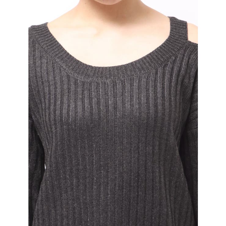 ワンショルダーニットワンピース | EVRIS | 詳細画像30 