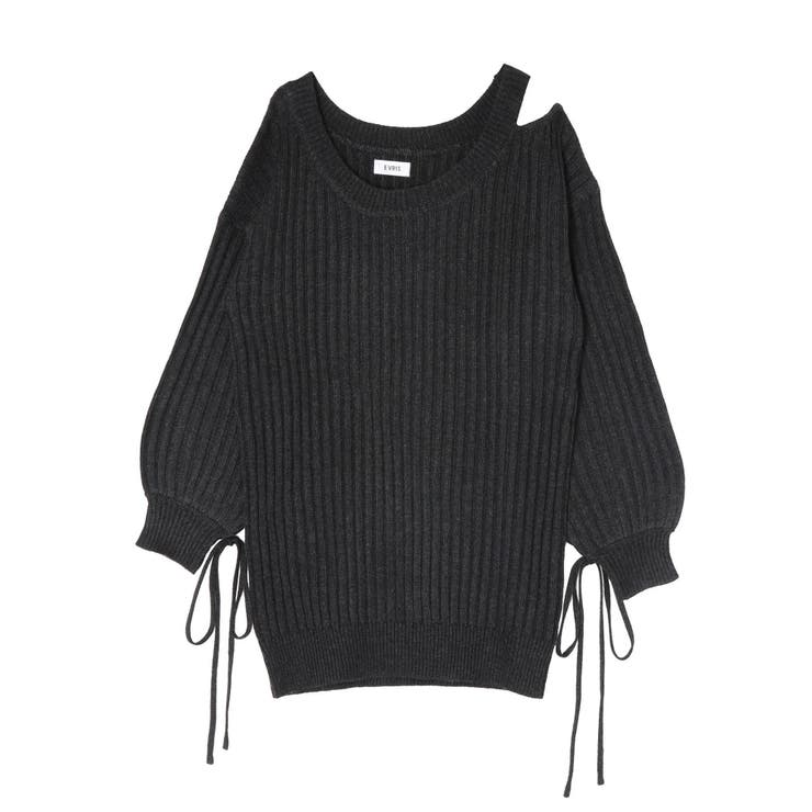 ワンショルダーニットワンピース | EVRIS | 詳細画像38 