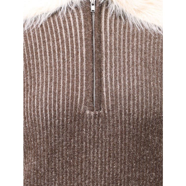 フェザーコンビニットミニワンピース | EVRIS | 詳細画像38 