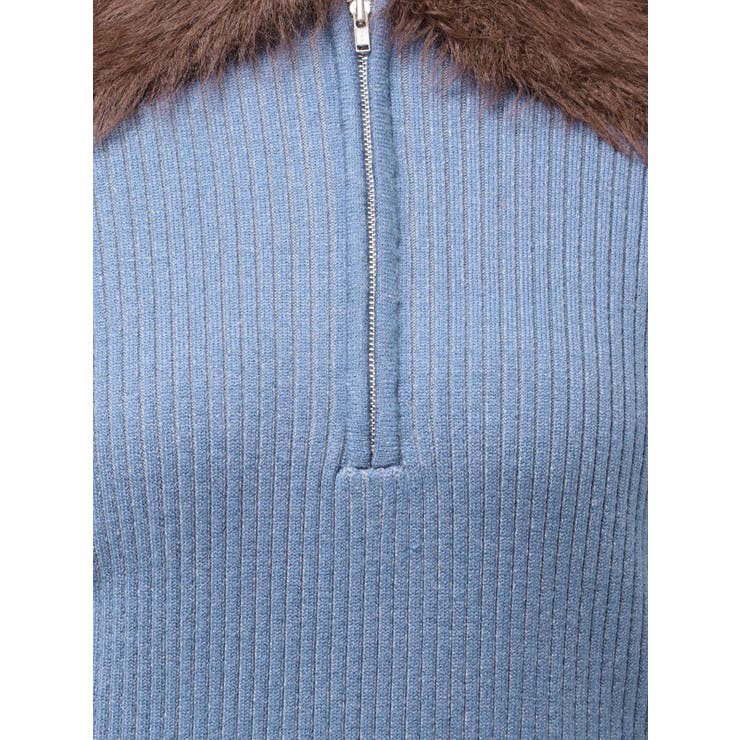 フェザーコンビニットミニワンピース | EVRIS | 詳細画像39 