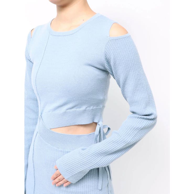 カッティングロングニットワンピース | EVRIS | 詳細画像32 