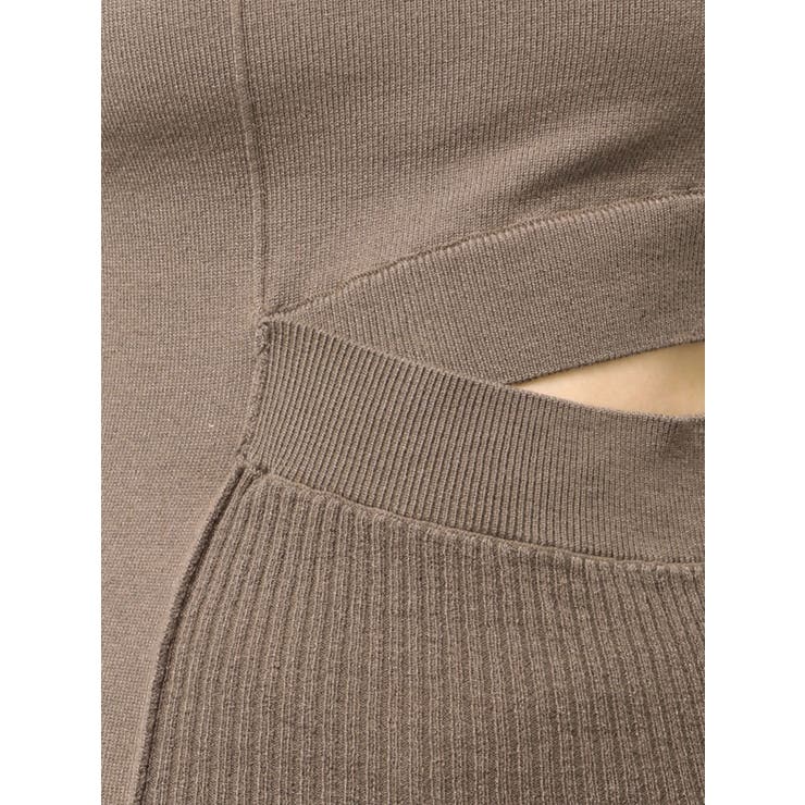 カッティングロングニットワンピース | EVRIS | 詳細画像36 