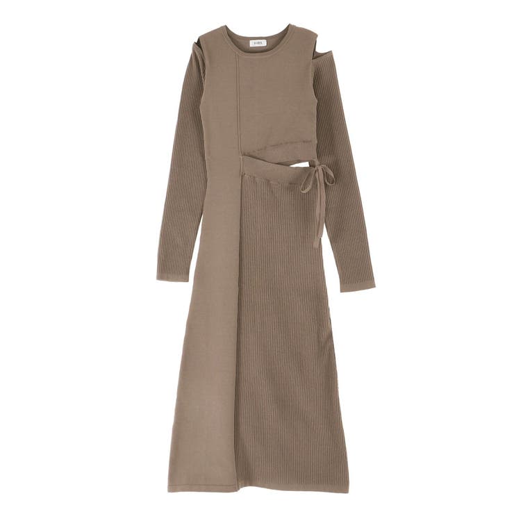 カッティングロングニットワンピース | EVRIS | 詳細画像39 