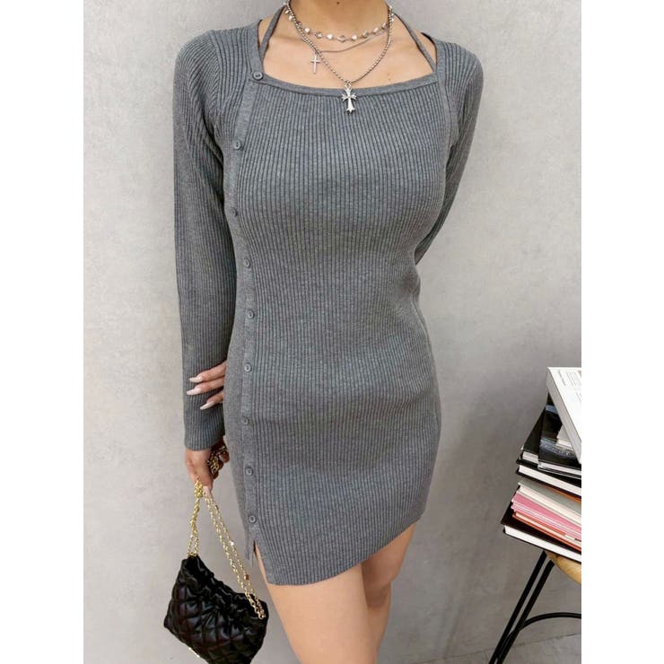 タイトニットミニワンピース | EVRIS | 詳細画像10 