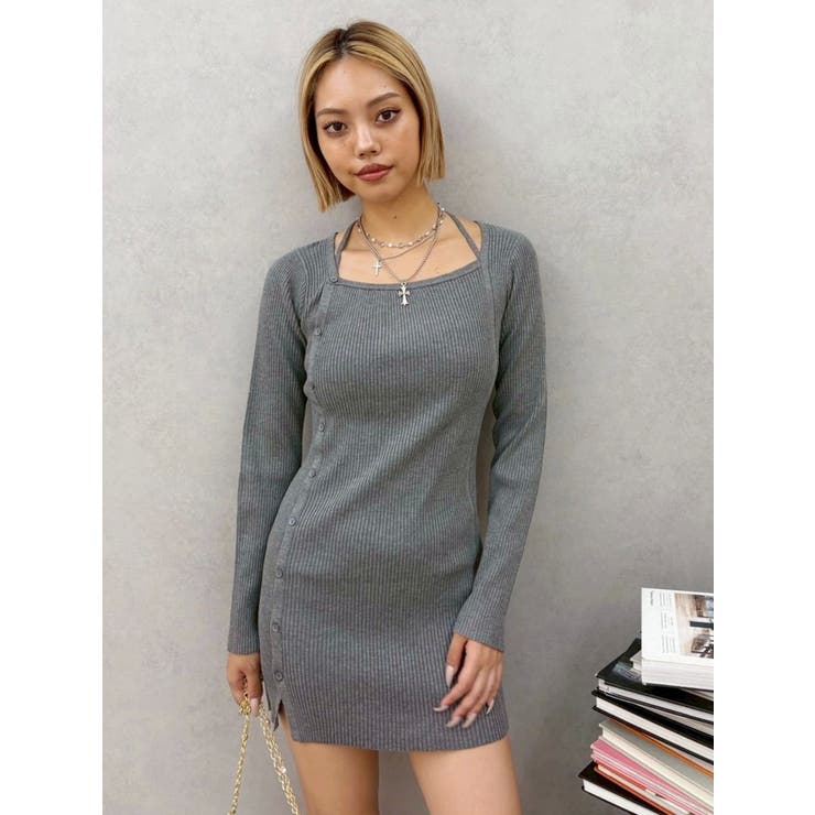 タイトニットミニワンピース | EVRIS | 詳細画像16 