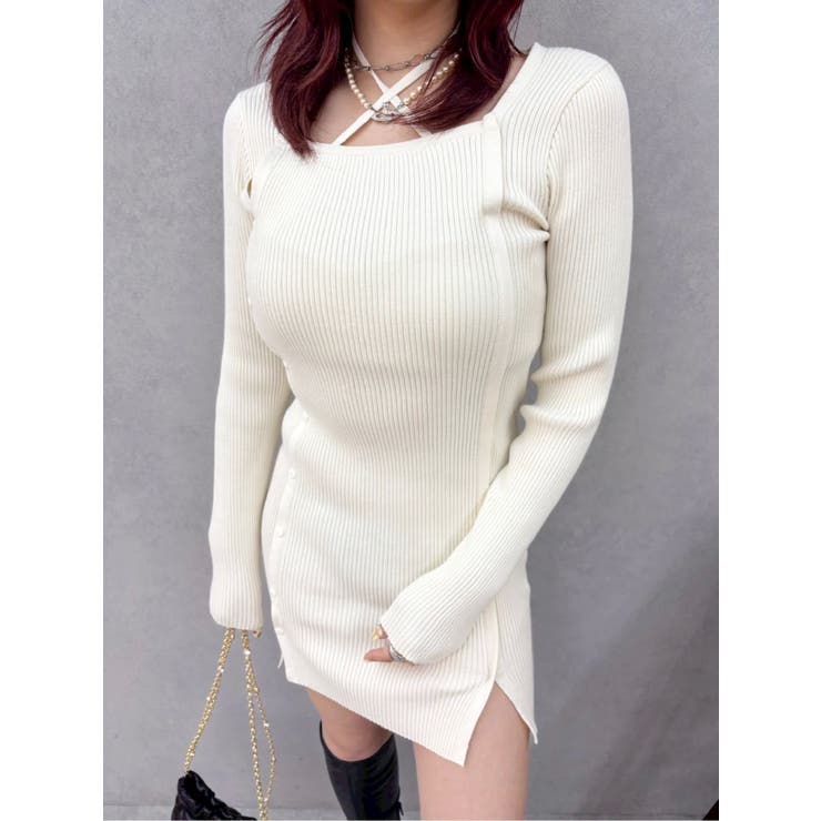 タイトニットミニワンピース | EVRIS | 詳細画像22 