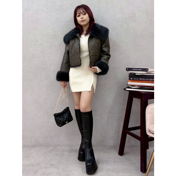 タイトニットミニワンピース | EVRIS | 詳細画像30 