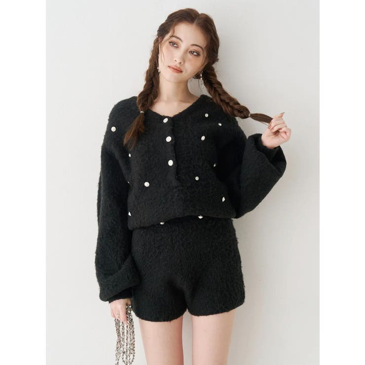 bijouシャギーニットロンパース | EVRIS | 詳細画像10 