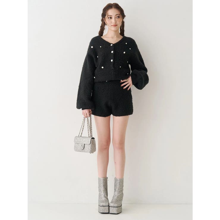 bijouシャギーニットロンパース | EVRIS | 詳細画像16 