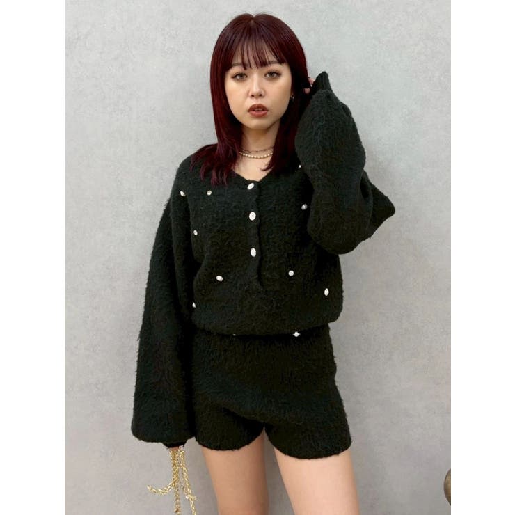 bijouシャギーニットロンパース | EVRIS | 詳細画像19 