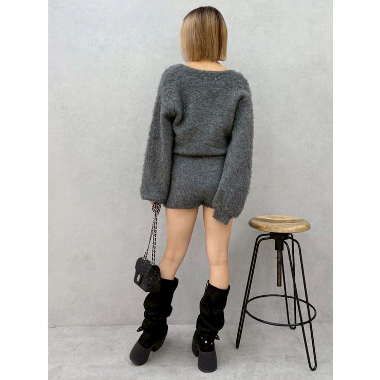 bijouシャギーニットロンパース | EVRIS | 詳細画像26 