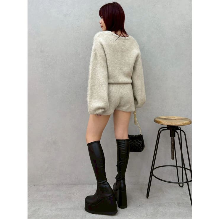 bijouシャギーニットロンパース | EVRIS | 詳細画像34 