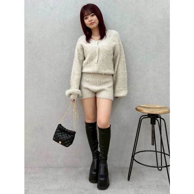 bijouシャギーニットロンパース | EVRIS | 詳細画像35 