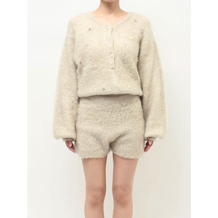 bijouシャギーニットロンパース | EVRIS | 詳細画像36 